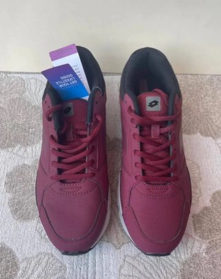 Scarpe Lotto Uomo 42.5 Bordeaux/Nero