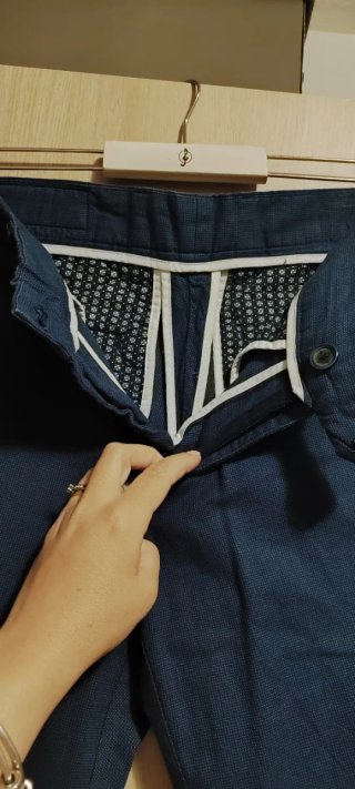Pantalón de vestir azul