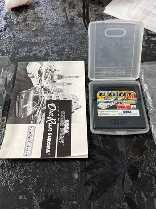 Out Run Europa Sega Game Gear