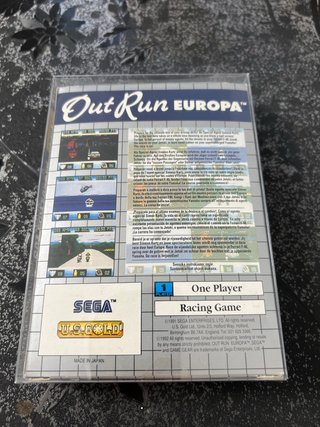 Out Run Europa Sega Game Gear