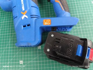Adaptador dexter up20 - parkside x20