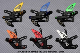 Estriberas retrasadas MV AGUSTA SUPER VELOCE 800