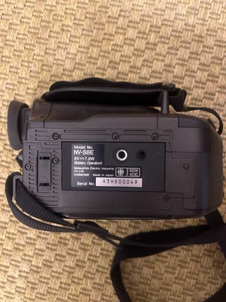 Videocámara Panasonic Palmcorder VHS-C