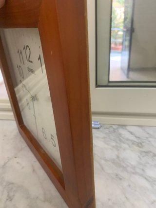 Orologio da parete in legno Lowell