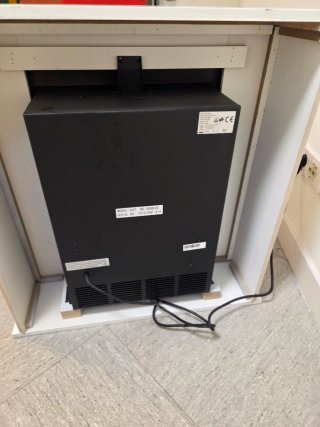 Chimenea eléctrica portátil