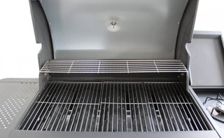 Barbecue a Gas 3 Fuochi Acciaio Fornello Laterale
