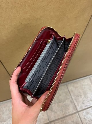 Monedero Don Algodón Marrón Trenzado