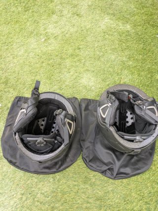 2 Cascos Esquí Snowboard Negros