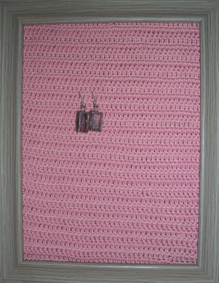 Pendientes vidrio iridisado rectangulares