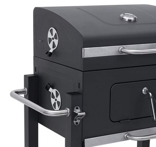 Barbecue a Carbonella in Acciaio con Termometro