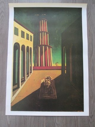 Manifesto Arte Giorgio de Chirico - Nostalgia