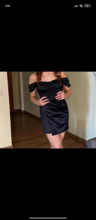 Vestido elegante azul oscuro