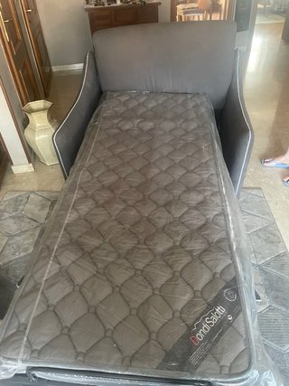 Divano + poltrona letto Dondi Salotti grigio