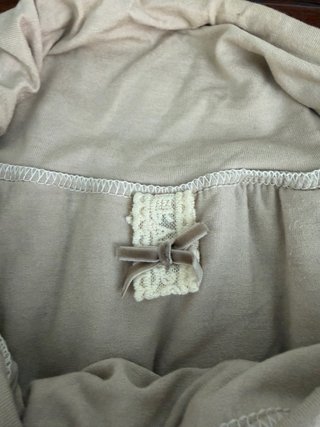 Boho Chic, Falda corta volantes beige