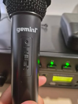 Gemini Amplificador y Receptor VHF Negro