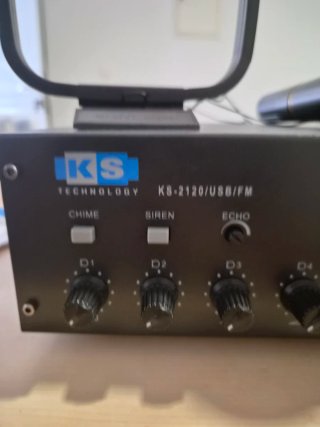 Gemini Amplificador y Receptor VHF Negro