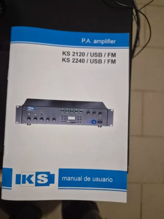 Gemini Amplificador y Receptor VHF Negro