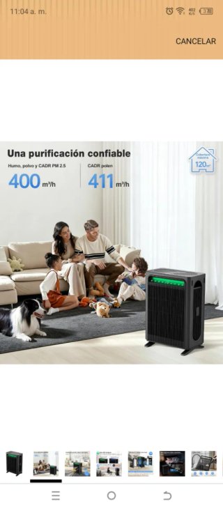 Purificador de aire KNKA APH4000 Negro