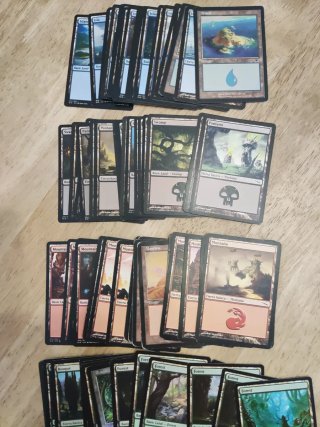 100 Carte Magic Terre Base