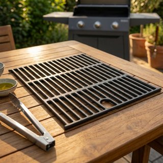 Griglia Barbecue Rettangolare Acciaio 41,5x22cm