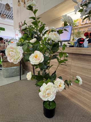 Planta Rosa Artificial 120cm