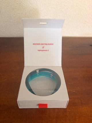 Bracciale Hip Hop Scatola Blu/Teal