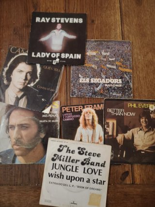 Lote  de 7 Vinilos Internacional Pop Rock