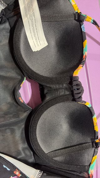 Bañador Mujer Estampado Floral Negro