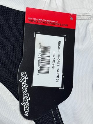 Troy Lee Designs Ruckus Shorts Bianchi - Taglia 34