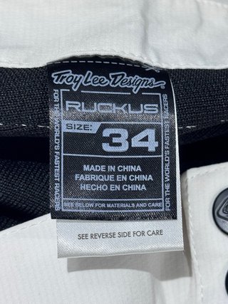 Troy Lee Designs Ruckus Shorts Bianchi - Taglia 34
