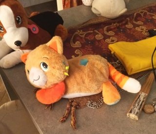 Peluche Gatto Arancione