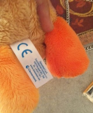 Peluche Gatto Arancione