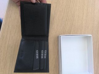 Cartera Guess Negra Hombre