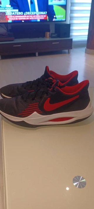 Nike Precision 5 Zapatillas Negras Rojas