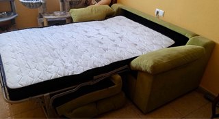 Sofá Cama Verde Oliva