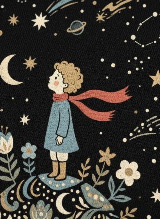 Camiseta Mujer Le Petit Prince Art Folk