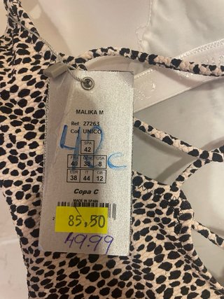 Bañador estampado leopardo