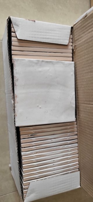 Azulejos Rústicos Blanco Roto 12,5x12,5