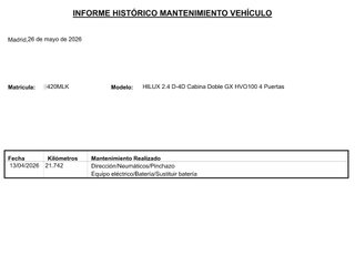 Toyota Hilux 2.4 D-4D Doble Cabina GX 110 kW (150 CV)