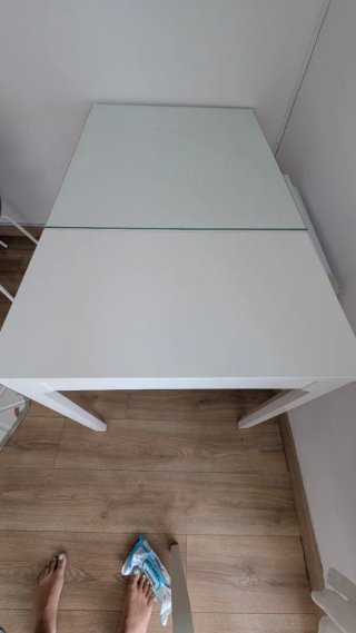 Mesa Tonstad Blanca extebsible