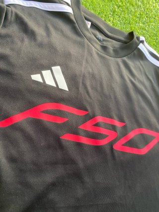 Camiseta Adidas F50 Negra y Roja