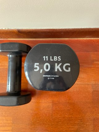 Pareja Mancuernas 5kg Decathlon Nyamba