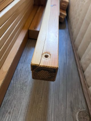 Cama alta infantil madera