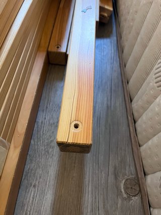 Cama alta infantil madera