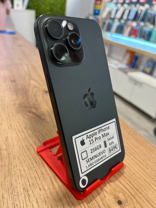 iPhone 15 Pro Max 256GB Negro Seminuevo