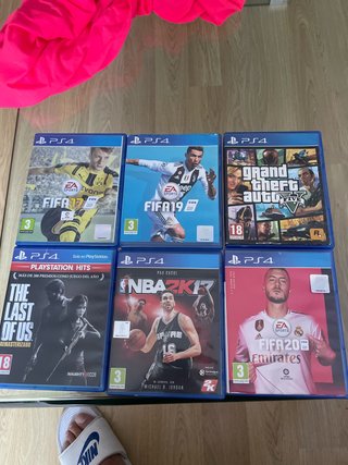 Juegos PS4: FIFA, GTA V, NBA 2K17