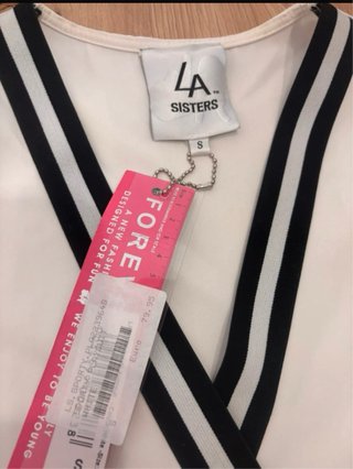 Mono LA Sisters blanco talla S nuevo