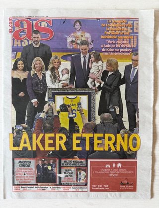Periódico AS: Gasol Laker Eterno