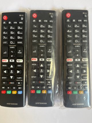 3 Mandos a distancia smart TV LG AKB75095308