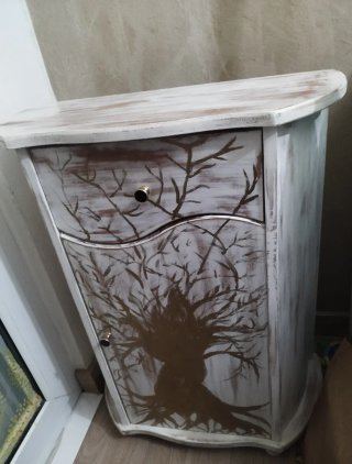 Cómoda Shabby Chic Pintada a Mano